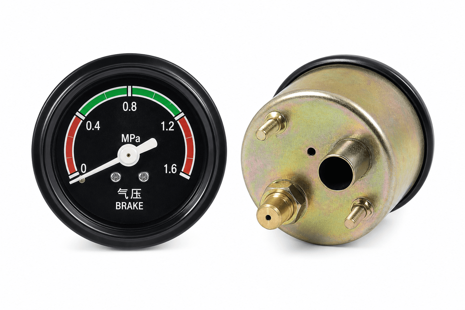 Brake Air Pressure Gauge / Pneumatic Brake Pressure Gauge